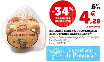 Biscuiterie castellane brioche mouna provençale