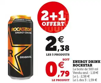 Rockstar energy drink