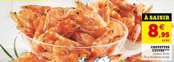 U Express Crevettes cuites offre