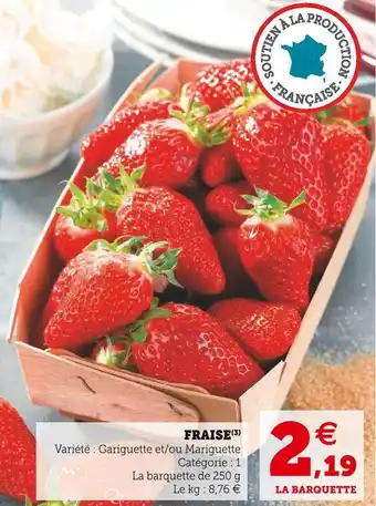 U Express Fraise offre