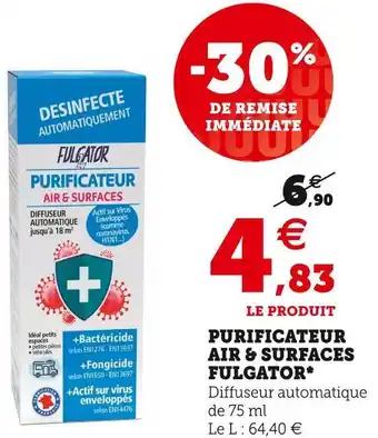 Fulgator purificateur air & surfaces*