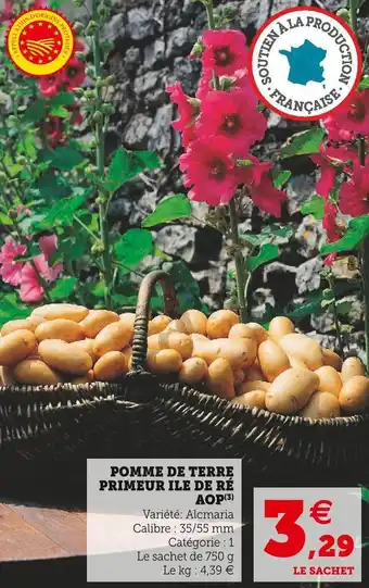 Super U Pomme de terre primeur ile de ré aop offre
