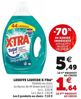 X-tra lessive liquide*