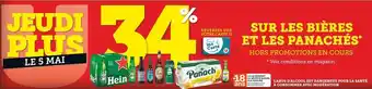 Bon plan sur les bières et les panachés