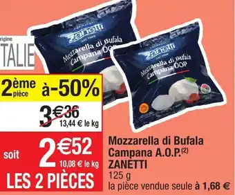Mozzarella di bufala campana A.O.P. ZANETTI