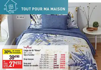 Migros Linge de lit "rima" offre