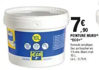 E.Leclerc Brico Peinture murs "eco+" offre