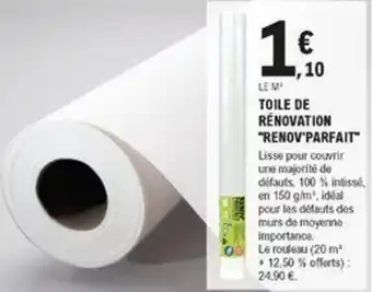 E.Leclerc Brico Toile de rénovation "renov'parfait" offre