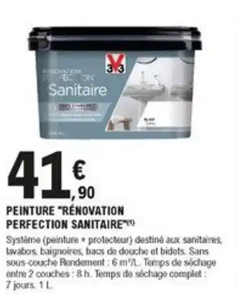 E.Leclerc Brico Peinture "rénovation perfection sanitaire" offre