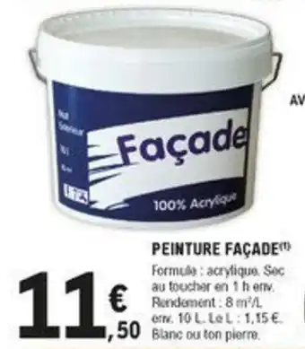 E.Leclerc Brico Peinture façade offre