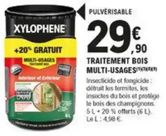 Traitement bois multi-usages