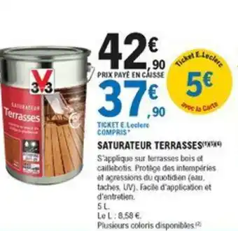 E.Leclerc Brico Saturateur terrasses offre