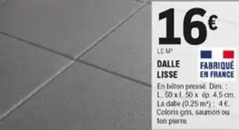 E.Leclerc Brico Dalle lisse offre