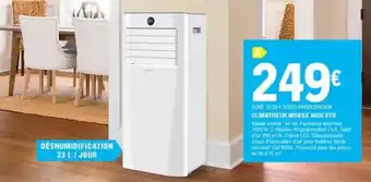 Climatiseur mobile 9000 BTU