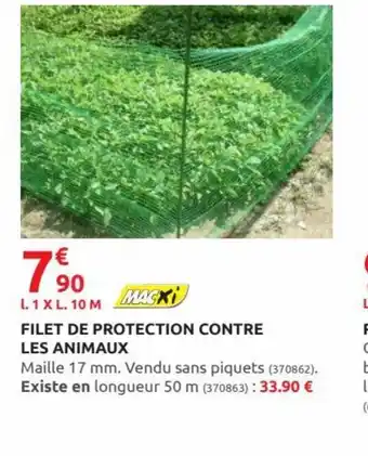 Rural Master Filet de Protection Contre Les Animaux offre