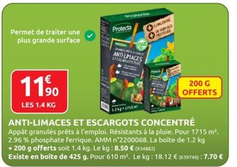 Rural Master Anti-Limaces Et Escargots Concentré offre
