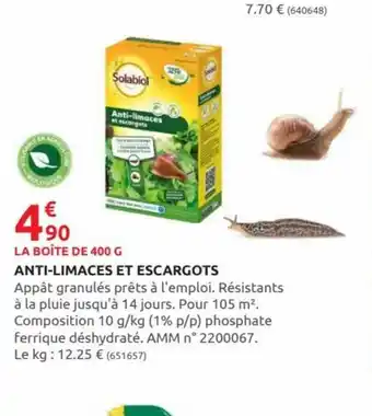 Rural Master Anti-Limaces Et Escargots offre