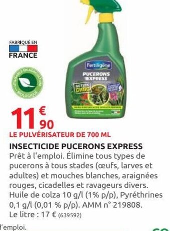 Rural Master Insecticide Pucerons Express offre