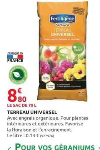 Rural Master Terreau Universel offre
