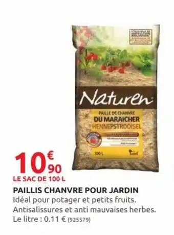 Rural Master Paillis Chanvre Pour Jardin offre