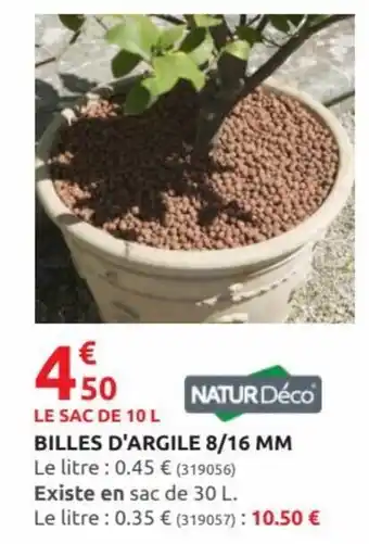 Rural Master Billes d'Argile 8/16mm offre