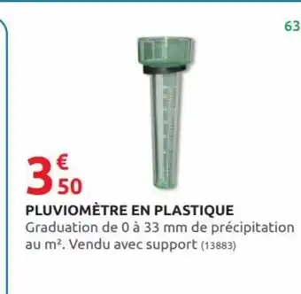 Rural Master Pluviomètre En Plastique offre