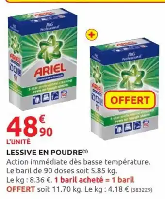 Rural Master Lessive En Poudre offre