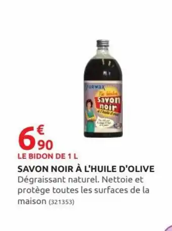 Rural Master Savon Noir à l'Huile d'Olive offre