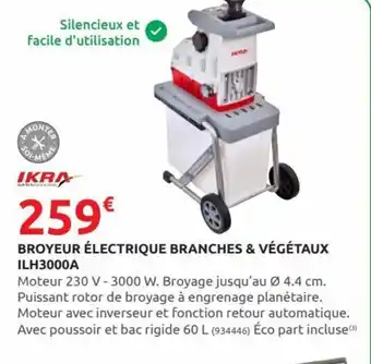 Rural Master Broyeur électrique Branches & Végétaux offre