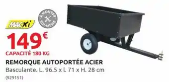 Rural Master Remorque Autoportée Acier offre
