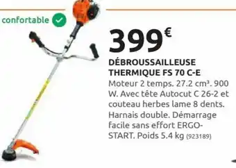 Rural Master Débroussailleuse Thermique FS 70 C-E offre