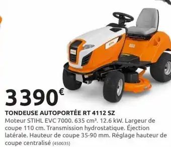 Rural Master Tondeuse Autoportée RT 4112 SZ offre