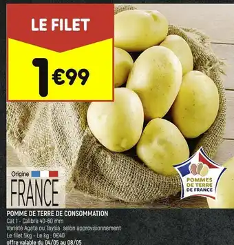 Leader Price Pomme de terre de consommation offre