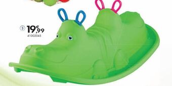 JouéClub Bascule hippopotame vert offre
