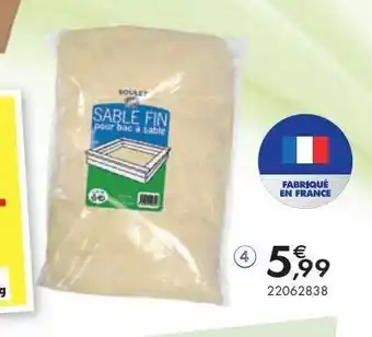 JouéClub Sac sable blanc lave 15 kg offre
