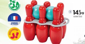 JouéClub Jeu de quilles geantes offre