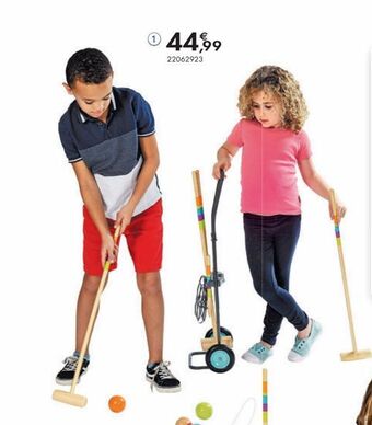 JouéClub Jeu de croquet junior - 4 joueurs offre