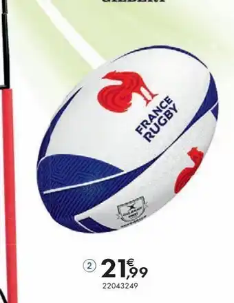 JouéClub Ballon rugby supporter france t5 offre