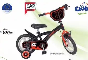 JouéClub Velo cap sport 12 pouces offre