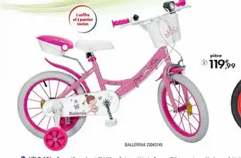 JouéClub Velo ballerina 16 pouces offre
