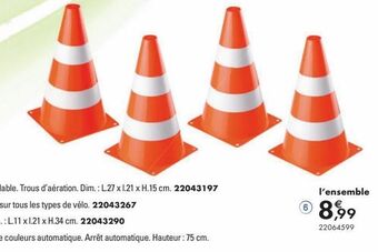 JouéClub Cones de signalisation offre