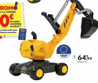 JouéClub Ma super pelleteuse excavatrice offre