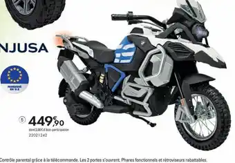 JouéClub Moto bmw r 1250 gs adventure 24v offre