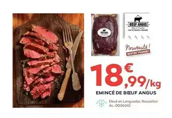 Cabesto Emince De Boeuf Angus offre