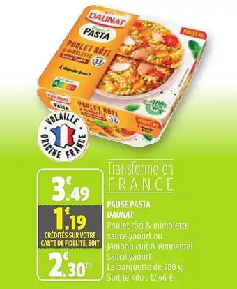 Coccimarket Pause Pasta Daunat offre