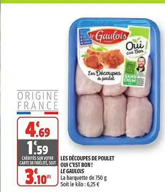 Les Découpes De Poulet Ou C'est Bon ! Le Gaulois