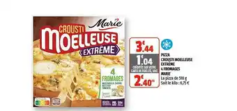 Coccinelle Supermarché Pizza Crousti Moelleuse Extrême 4 Fromages Marie offre