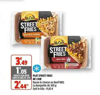 Coccinelle Supermarché Plat Street Fries Mc Cain offre