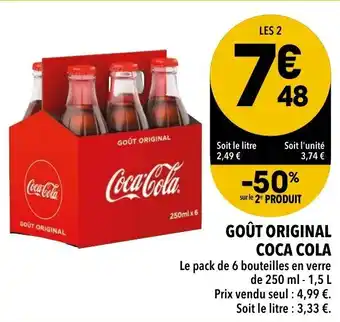 Supeco Goût original Coca Cola offre