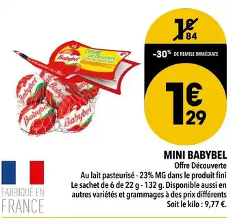 Supeco Mini Babybel offre